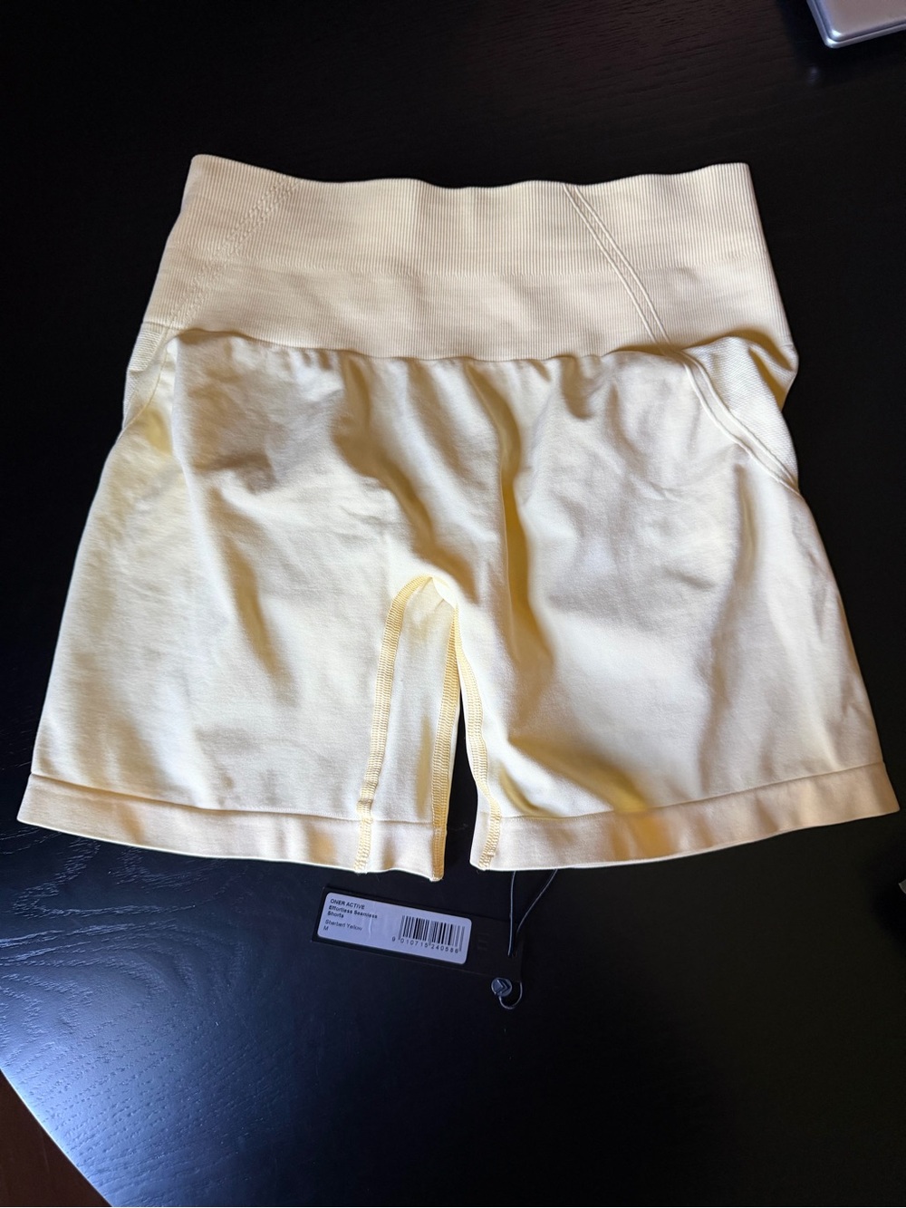 Oner Active Women's Athletic Shorts in Light Yellow